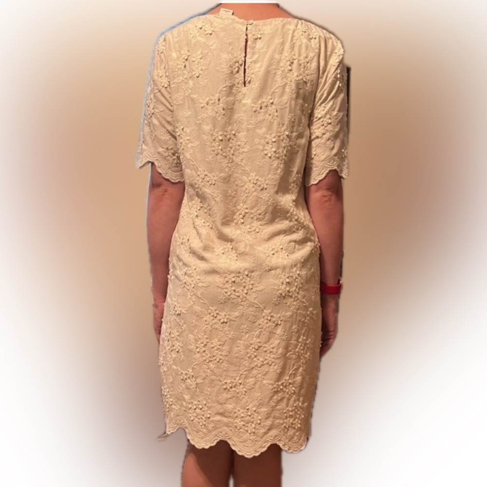 W by Worth Cream Lace Midi Dress - Picture 2 of 5